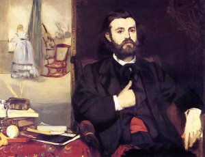 Portrait of Zacharie Astruc by Edouard Manet Oil Painting Reproduction