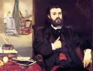 Portrait of Zacharie Astruc by Edouard Manet Oil Painting Reproduction