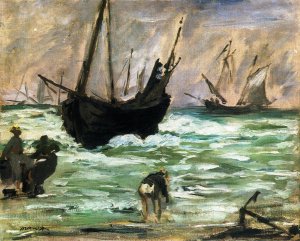 Main Product Photo of Seascape Painting by Edouard Manet