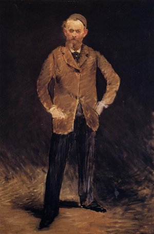 Main Product Photo of Self Portrait with Skull-Cap Painting by Edouard Manet