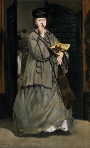 Main Product Photo of Street Singer Painting by Edouard Manet