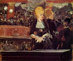 Study for 'A Bar at the Folies-Bergere' by Edouard Manet - Hand-Painted Oil Painting Reproduction
