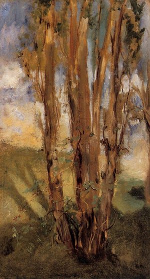 Main Product Photo of Study of Trees Painting by Edouard Manet