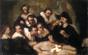 Main Product Photo of The Anatomy Lesson Painting by Edouard Manet