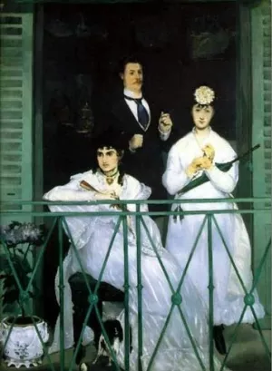 The Balcony by Edouard Manet - Hand-Painted Oil Painting Reproduction