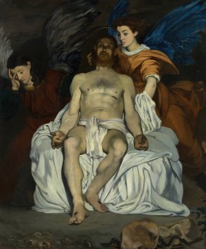 Main Product Photo of The Dead Christ with Angels Painting by Edouard Manet