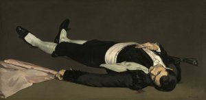 Main Product Photo of The Dead Toreador Painting by Edouard Manet