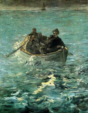 Main Product Photo of The Escape of Rochefort Painting by Edouard Manet