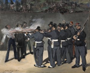 Main Product Photo of The Execution Of Emperor Maximilian Painting by Edouard Manet