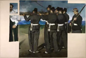 The Execution of Maximilian by Edouard Manet - Hand-Painted Oil Painting Reproduction