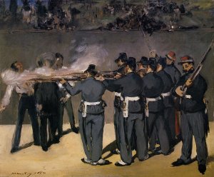 Main Product Photo of The Execution of the Emperor Maximillian Painting by Edouard Manet