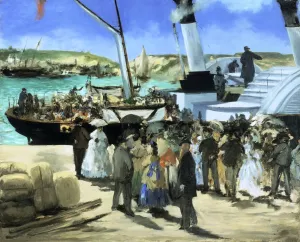 The Folkestone Boat, Boulogne by Oil Painting Reproduction