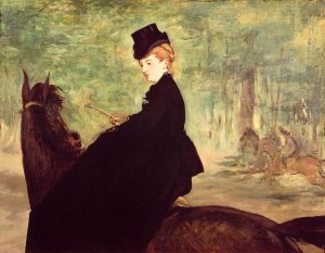 Main Product Photo of The Horsewoman Painting by Edouard Manet
