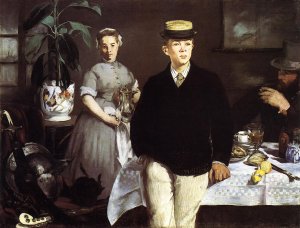 Main Product Photo of The Lucheon also known as The Luncheon at the Studio Painting by Edouard Manet