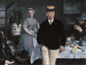 Main Product Photo of The Luncheon in the Studio Painting by Edouard Manet