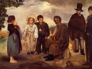 Main Product Photo of The Old Musician Painting by Edouard Manet