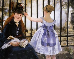 Main Product Photo of The Railroad Painting by Edouard Manet