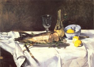 Main Product Photo of The Salmon Painting by Edouard Manet