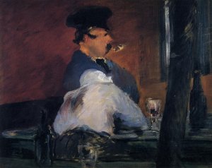 Main Product Photo of The Tavern also known as Open Air Cabaret Painting by Edouard Manet