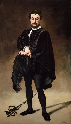 Main Product Photo of The Tragic Actor Painting by Edouard Manet
