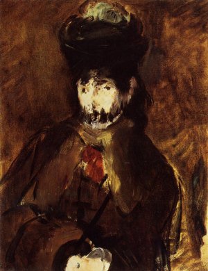 Veiled Young Woman by Edouard Manet Oil Painting Reproduction