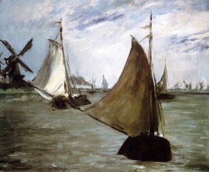 Main Product Photo of View in Holland Painting by Edouard Manet