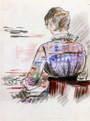 Main Product Photo of Woman at the Piano Painting by Edouard Manet