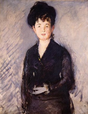 Woman with a Gold Pin by Oil Painting Reproduction
