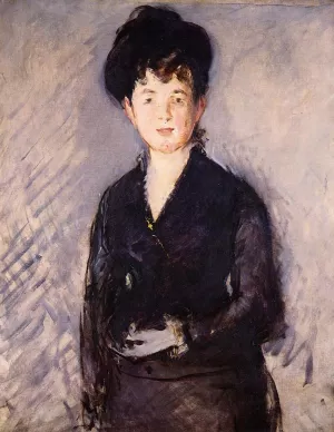 Woman with a Gold Pin by Oil Painting Reproduction