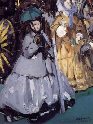 Main Product Photo of Women at the Races Painting by Edouard Manet